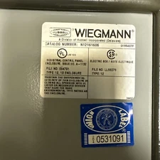 Wiegmann,N12161606,Enclosure 16x16x6