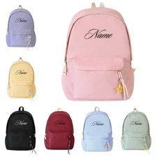 Custom Students Backpack Back to School Name Backpack Personalized Book Bag Kids