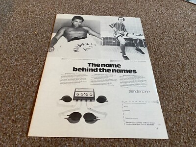 WFBK13 WERBUNG 10X8 SLENDERTONE. MUHAMMAD ALI. FRANZ BECKENBAUER