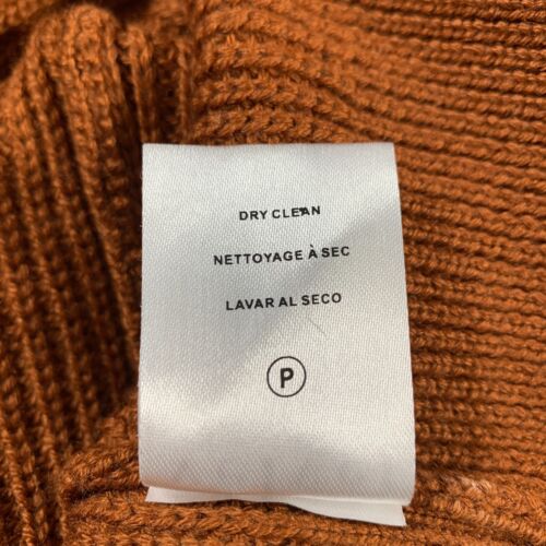 VELVET By Spencer Graham Sweater Large Copper Riley Boxy Ribbed Crop Cardigan - Picture 12 of 12