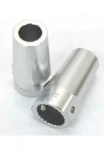 ST Racing CNC Aluminum Rear Lock Outs Axial Wraith (2) Silver / Yeti / Bomber