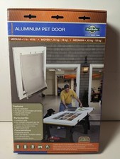 Petsafe "Freedom" Aluminum Pet Door Kit, Medium 1-40lbs, 8.25 x 12.25