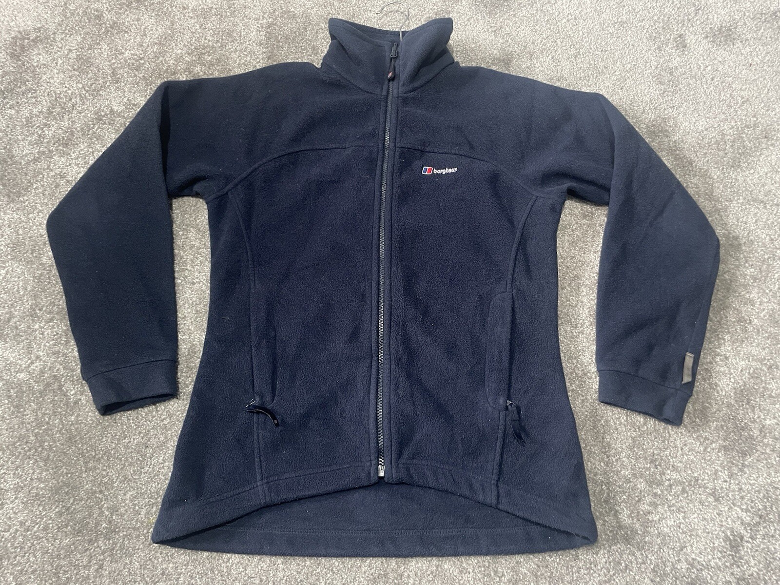 Berghaus Fleece Jacket Full Zip Navy Blue Hiking Walking Women’s Size 10