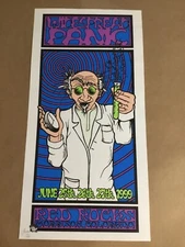 Widespread Panic Red Rocks Poster 1999 JT Lucchesi Welker Emek Wood Sperry Deas