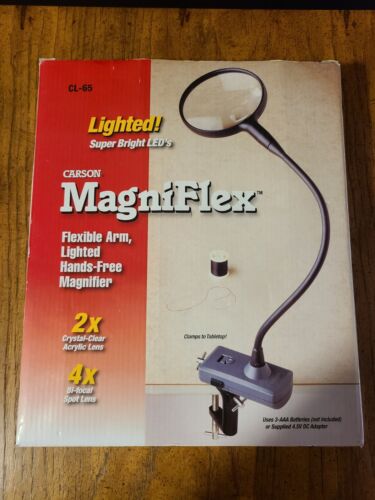 Carson Magniflex CL-65 Flexible Arm Lighted Magnifier - Picture 1 of 6