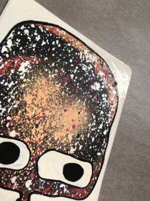 UFO907 2作品 UFO907 2 Piece of Art Work 2018 Limited Edition 4.5in x 6.3in New