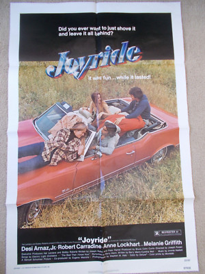 JOYRIDE ORIGINAL 1977 NATIONAL SCREEN SERVICE MELANIE GRIFFITH MOVIE POSTER