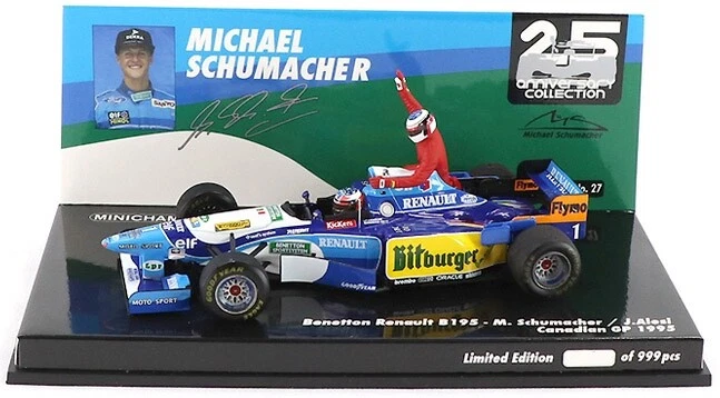 MINICHAMPS Michael Schumacher Diecast Formula 1 Cars 1995 Vehicle