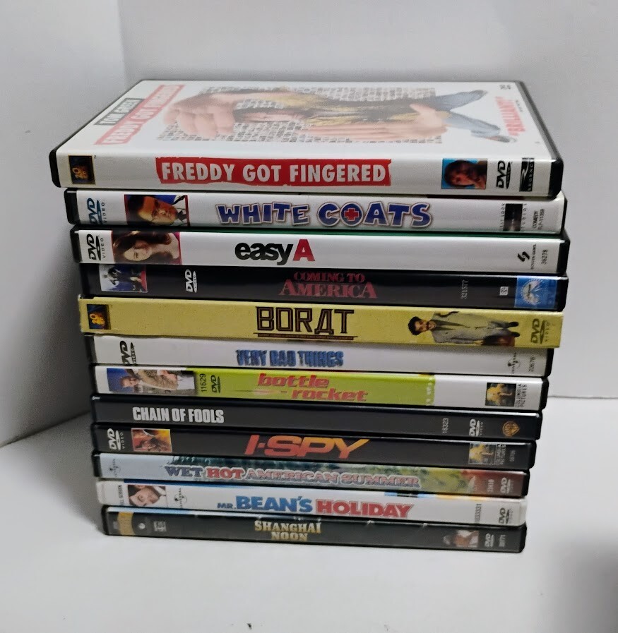 COMEDY FUNNY DVD MOVIE FILM 25 CT LOT BUNDLE COMING TO AMERICA THE BIG LEBOWSKI