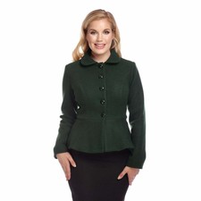 Womens Plus Size Jackets Size 20 Modcloth Collectif Green
