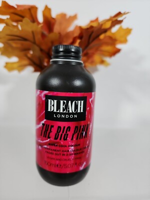 Bleach London COOL COLOURS - Non Permanent Hair Colour 150ml - The Big Pink!