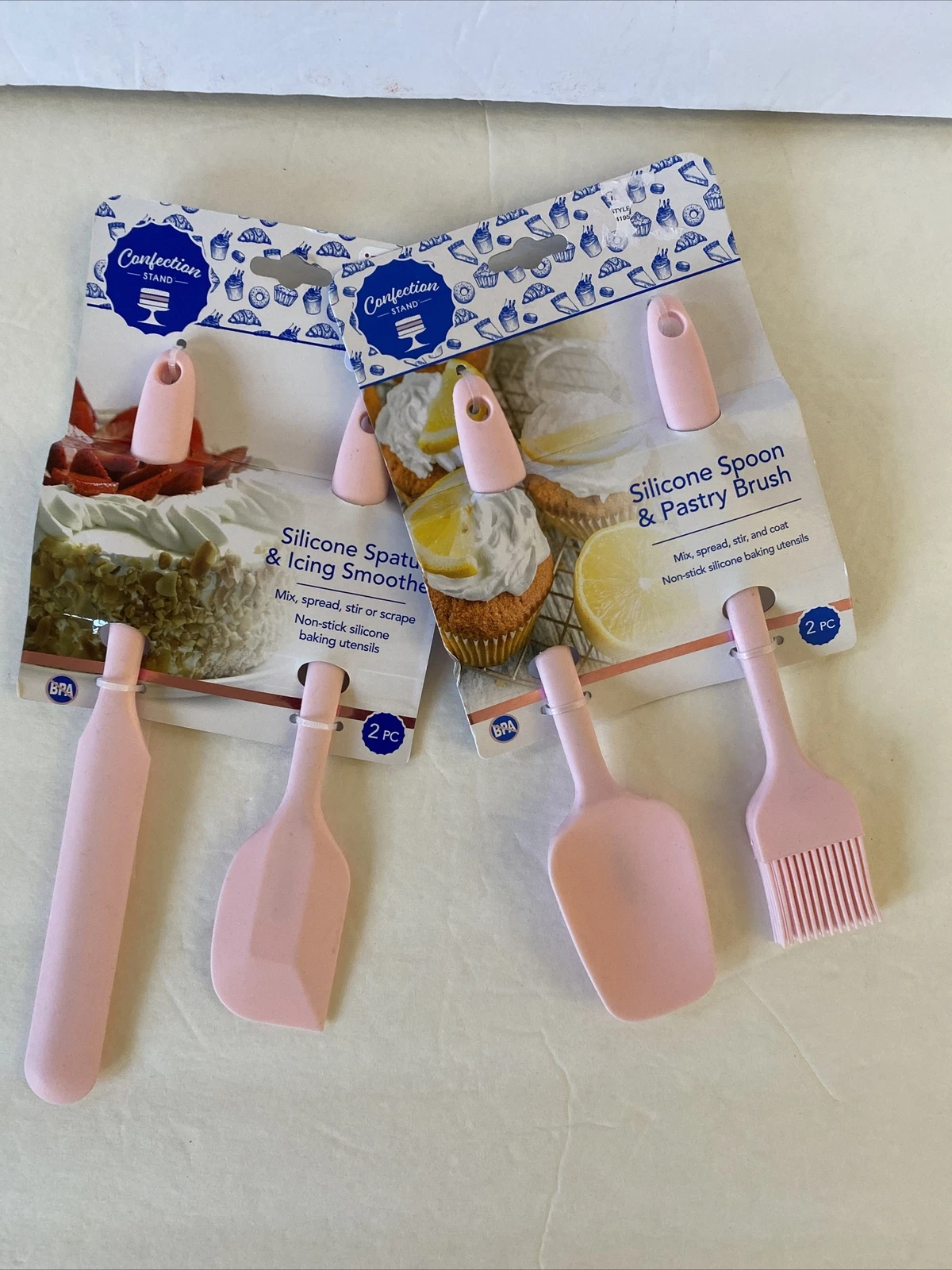 Pink Baking Utensils Set of 4 Silicone Pastry Brush Spatula New
Opens in a new window or tab