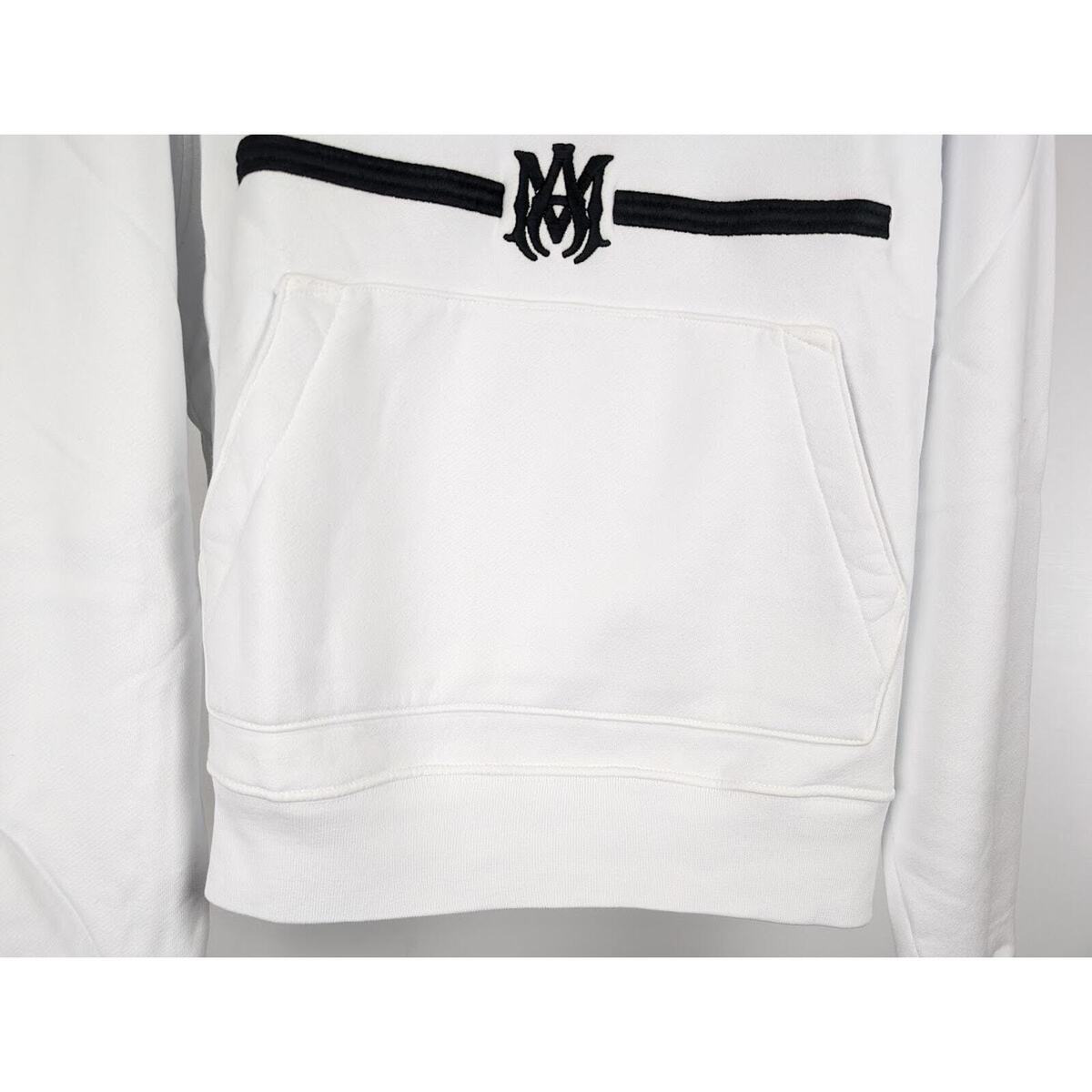 Amiri MA Bar Embroidery Hoodie in White BNWT XXL | eBay Amiri MA Bar Embroidery Hoodie in White BNWT XXL | eBay