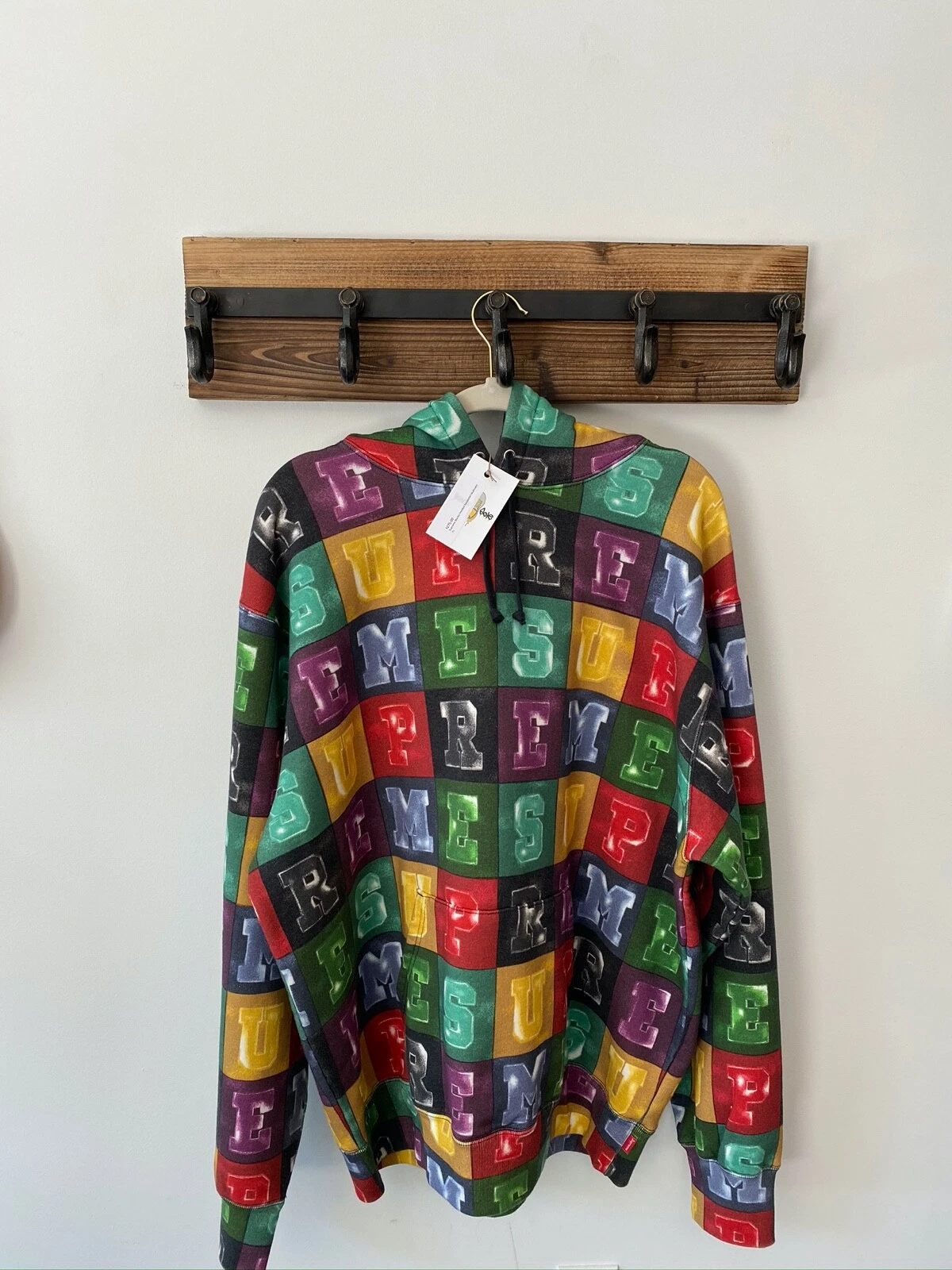 sweat à capuche supreme blocks