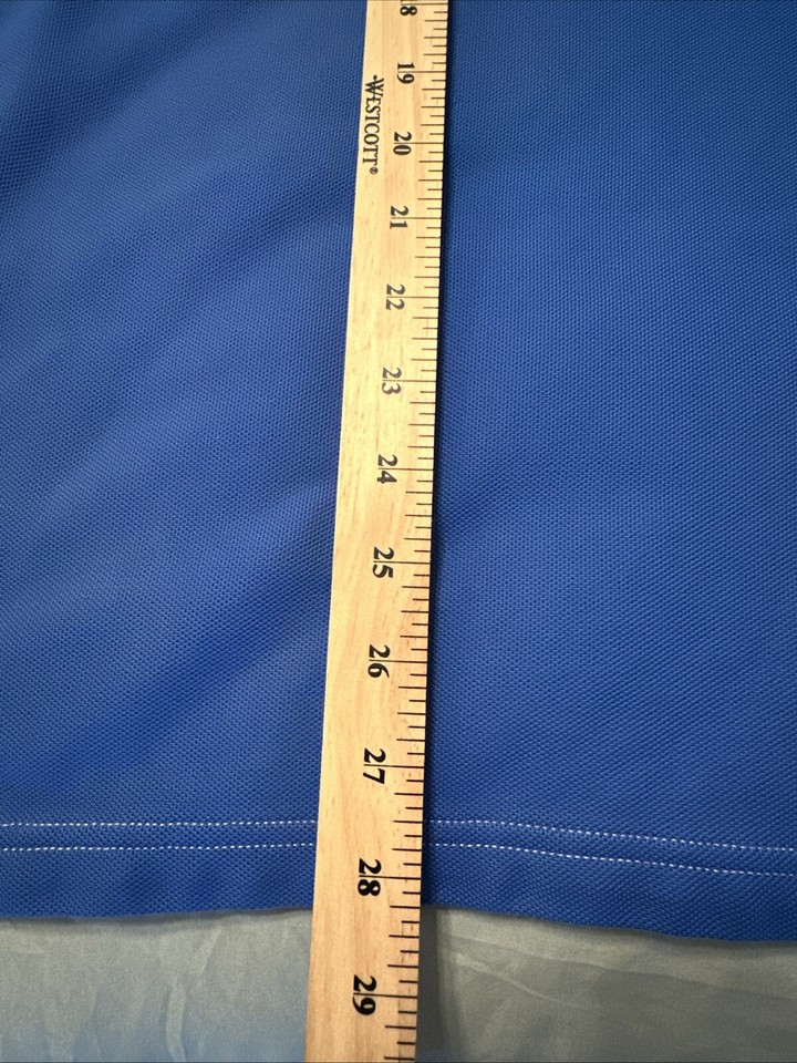 Tommy Bahama Island Zone Polo Shirt Men’s XL Blue Solid Supima Cotton