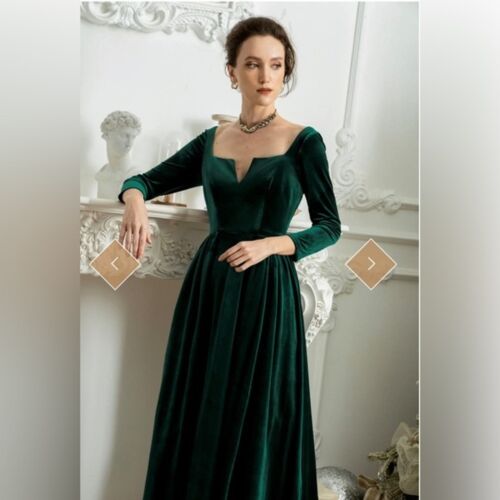 Lanting NWT Mother of the Bride BLUE Velvet Gown