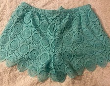 Ladies Lace Shorts With Inside Lined For Comfort Size Large