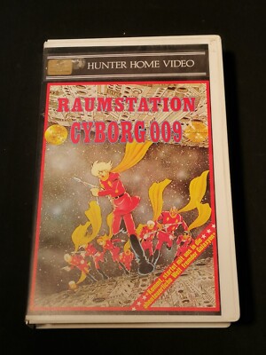Raumstation Cyborg 009 VHS Gold Hunter Home Video Rarität Retro Vintage