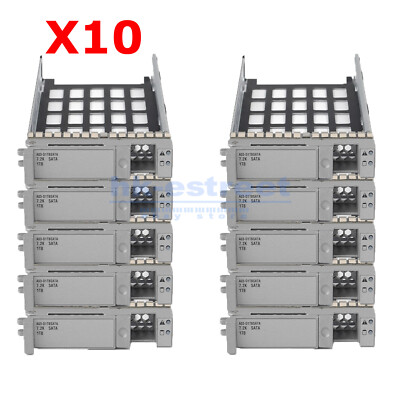Lot of 10 Cisco 2.5'' Drive Caddy 800-35052-01 C220 C240 C460 M2 M3 M4 w/ Screws