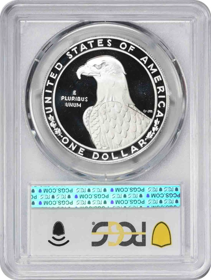 1983-S Olympic Silver Commemorative Dollar PR70DCAM PCGS Proof 70 Deep Cameo - Image 2 of 2