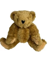 Vermont Teddy Bear Fully Jointed 16" Immaculate Condition - No Clothing Brown