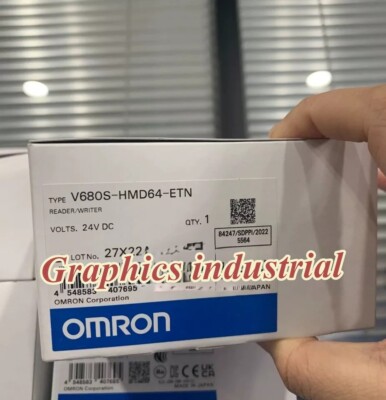 New Omron V680S-HMD64-ETN Reader/Writer In Box V680S-HMD64-ETN