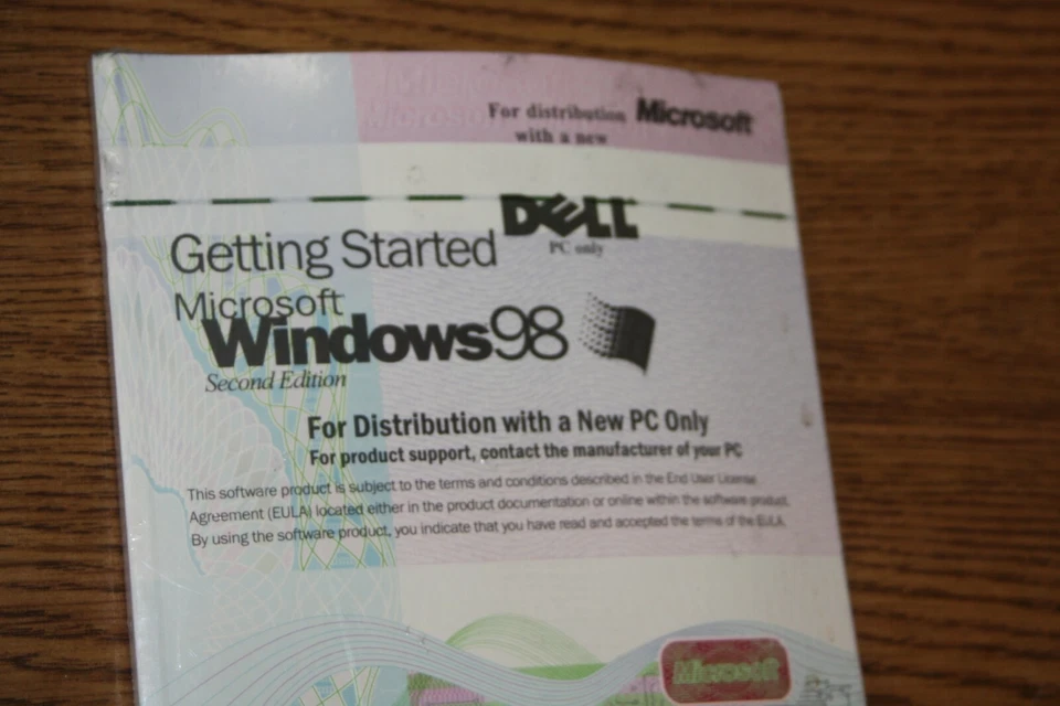 Microsoft Windows 98  Boot Disk (floppy) and CD With Product Key BOX-M - Image 2 of 3