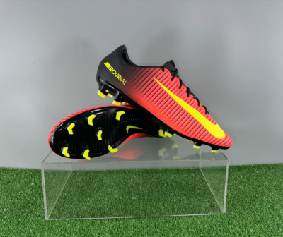 Nike Mercurial Veloce III FG 847756-870 US8.5 UK7.5 Red boots