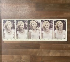 Vintage 1991 Marilyn Monroe Poster 12” x 36” Photography by Sam Shaw Rare