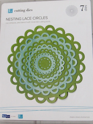 QuicKutz/Lifestyle Crafts Nesting Lace Circles 7 cutting dies DC0155