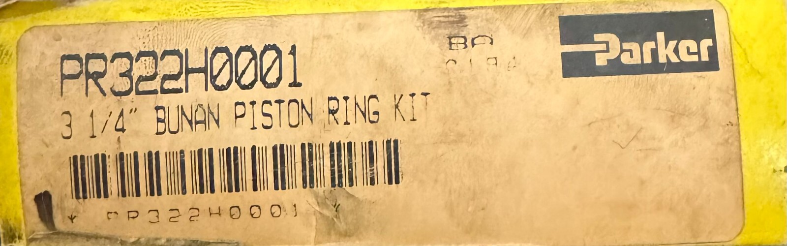 PARKER 3-1/4" BUNAN PISTON RING KIT PR322H0001