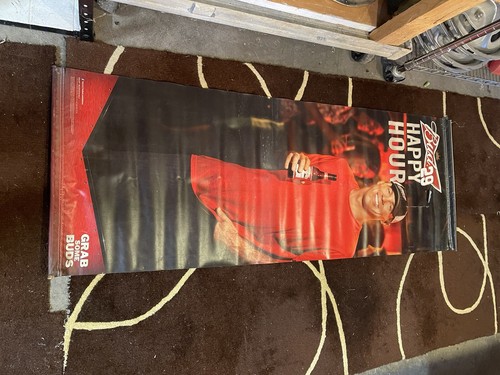Vintage NASCAR Kevin Harvick Budweiser Banner - Picture 2 of 4