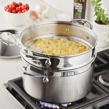 Hestan Provision Cookware, Pasta Insert, Stainless Steel 