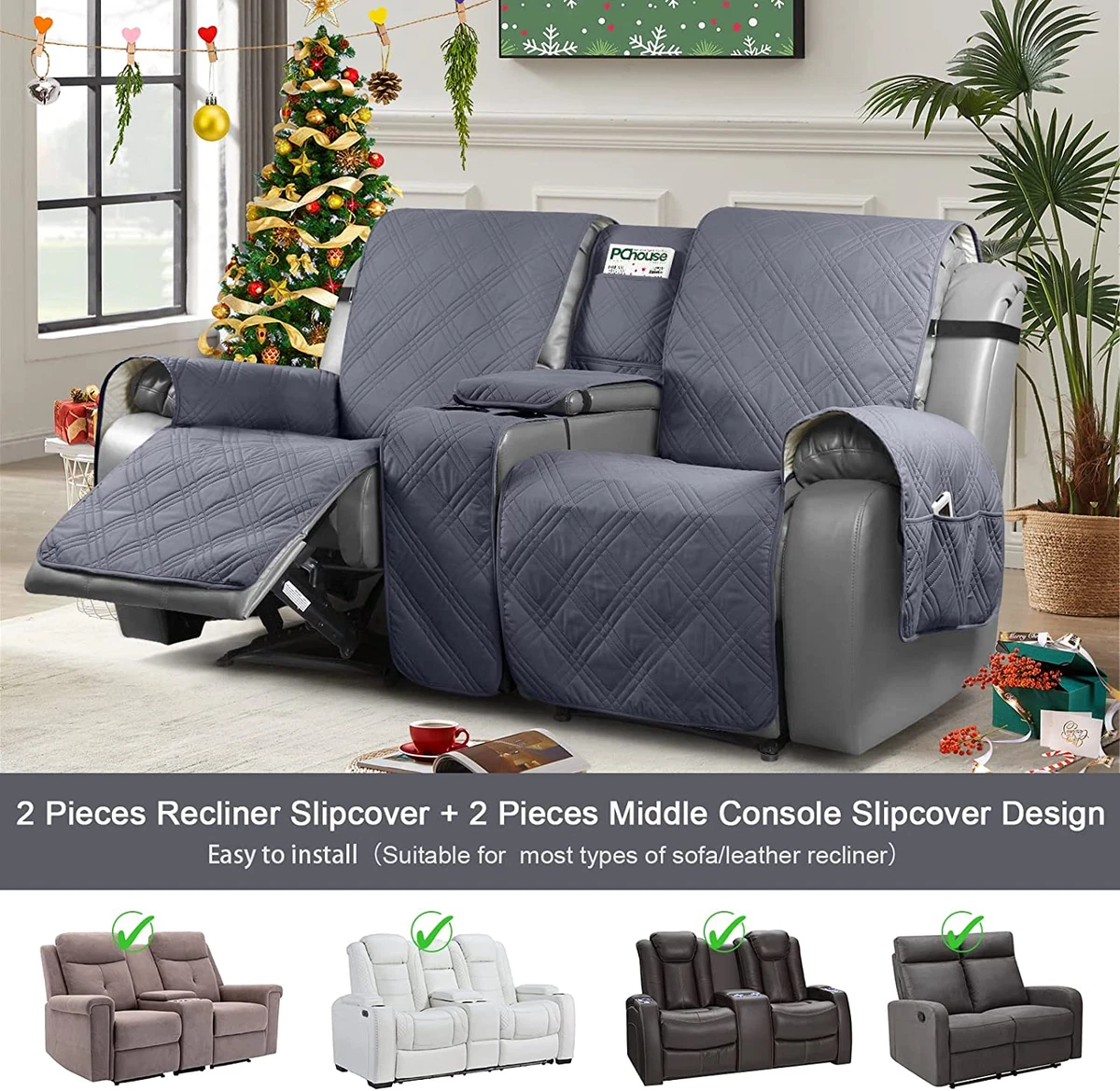 Loveseat recliner slipcover new arrivals