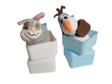 Lot Of 2 - New Disney THUMPER  OLAF Cutie Cuff Snap Slap Bracelets