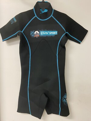 Mens size XS extra small CGW Sport Short SBR shorty diving wetsuit