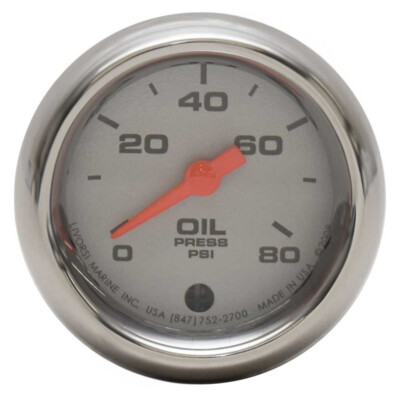 #ad #ad Livorsi Boat Oil Pressure Gauge VVJNISOPPLPSM Vantage View 2 Inch $50.23
