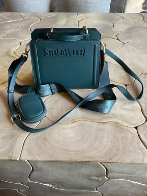 Steve Madden Satchel Dark Green Teal Beverly s Emerald Crossbody & Coin Purse