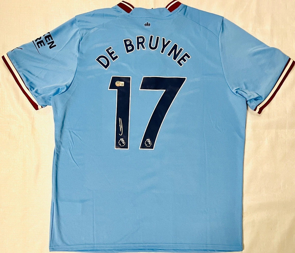 de bruyne signed shirt