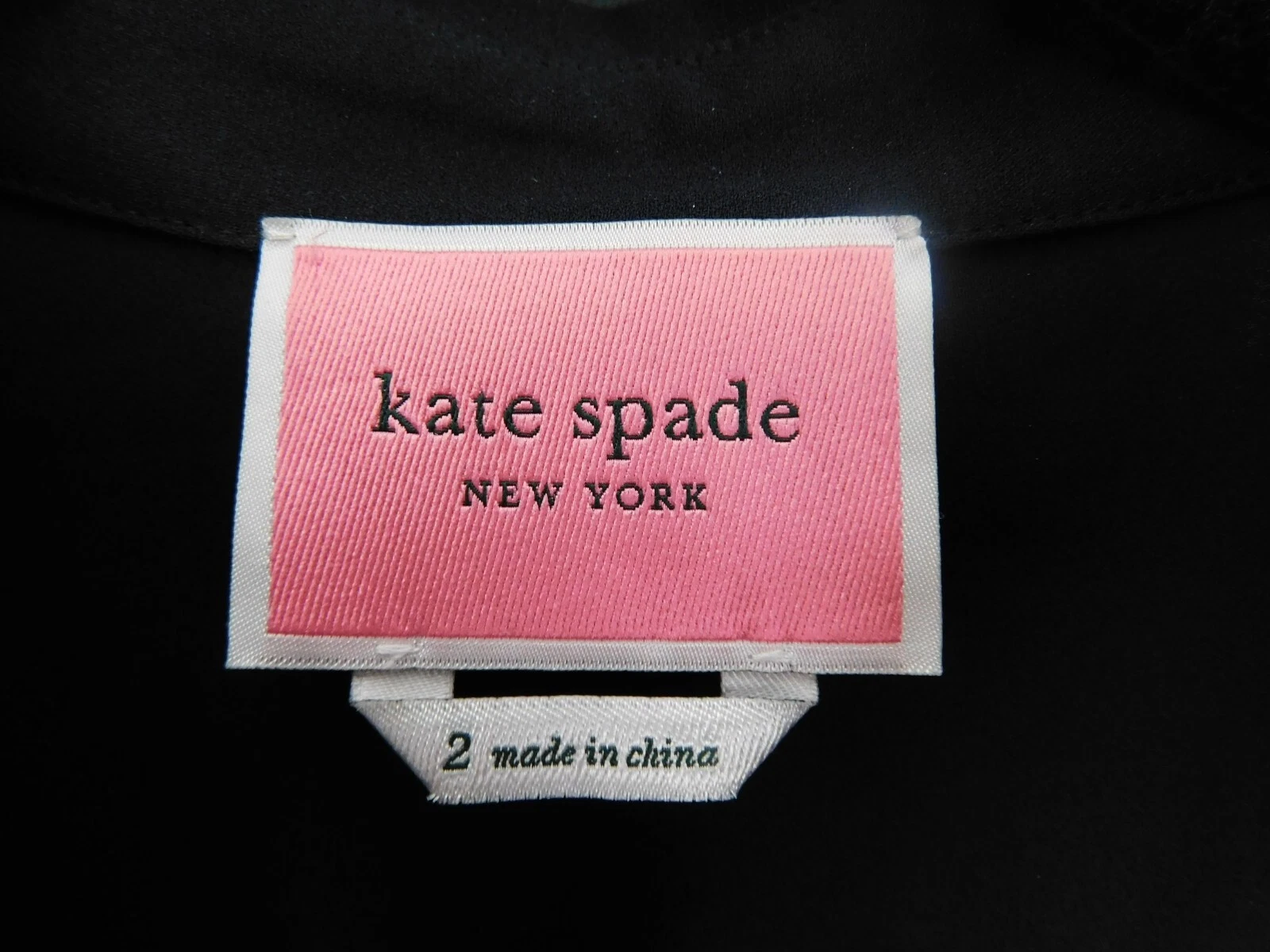 Kate Spade Vestito Donna 2 Camicia Nera Bottoni Midi Cintura Capsula Minimalista