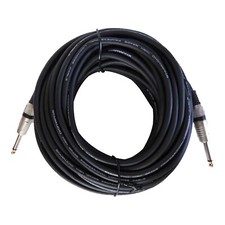 50ft 1/4" 6.35mm Male Cable to 1/4" 6.35mm Male Guitar Mono Jack Audio DJ Cable