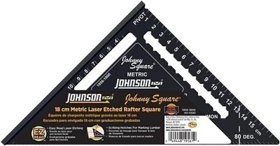 じょんそん Johnson Level & Tool 1956-1800 18cm Metric Johnny Square