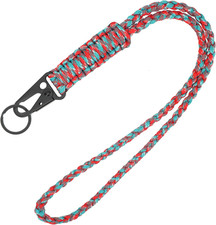 Heavy Duty Paracord Lanyard Keychain, Paracord Necklace Cell Phone Keychain Whis