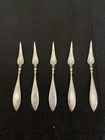 Set of 5 Gorham Sterling Silver Aesthetic Movement Nut Picks