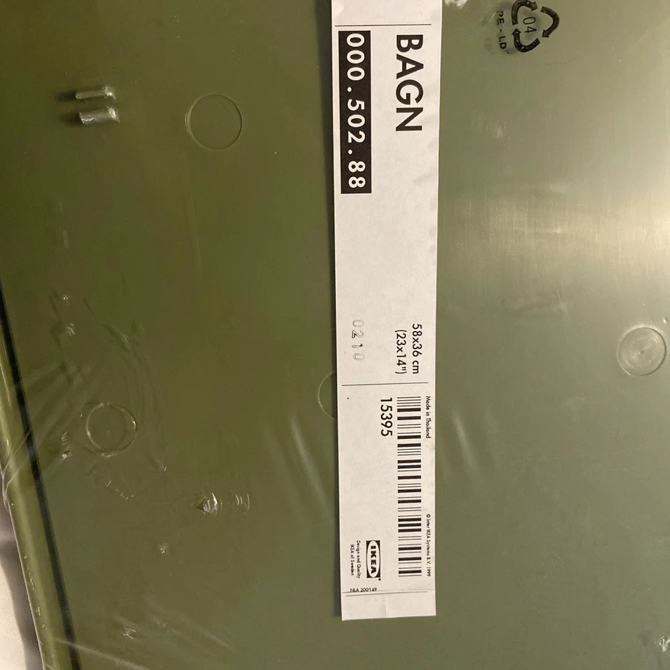 IKEA 1999 Bandeja de cama Bagn interior exterior plegable bandeja de regazo TV sofá comidas de colección verde Foto 3 de 4