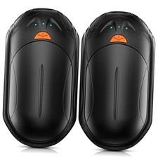 AI Hand Warmers Rechargeable,6000mAh Rechargeable Hand 2 Pack Black