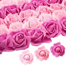 200 Pcs Artificial Rose Flower Heads Bulk Fake Foam Roses Mini Faux Flower fo...