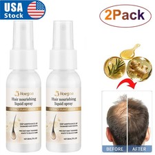 2pcs Hair Growth Spray Ginger Anti Hair Loss Fast Regrowth Scalp Treatment Serum