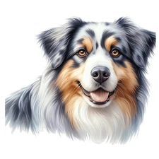 australian Shepherd Face Mouse Pad Mousepad Pets Aniamal Save A Pet Rescue Dog