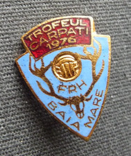 Romania Badge Carpathian Trophy of Baia Mare. Romanian Hunting Society 1976